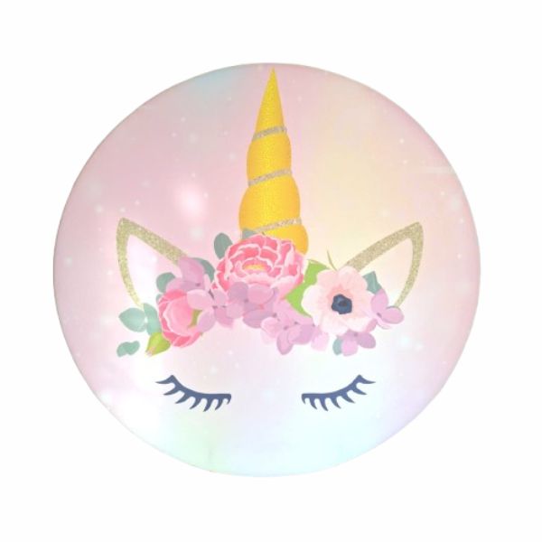 Painel Tecido Redondo Unicórnio 2 